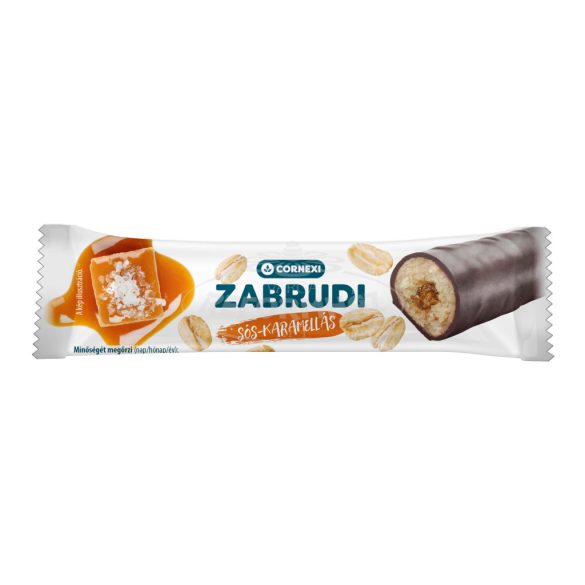 Cornexi zabrudi sóskaramellás töltelékkel, kakaós bevonattal 30g