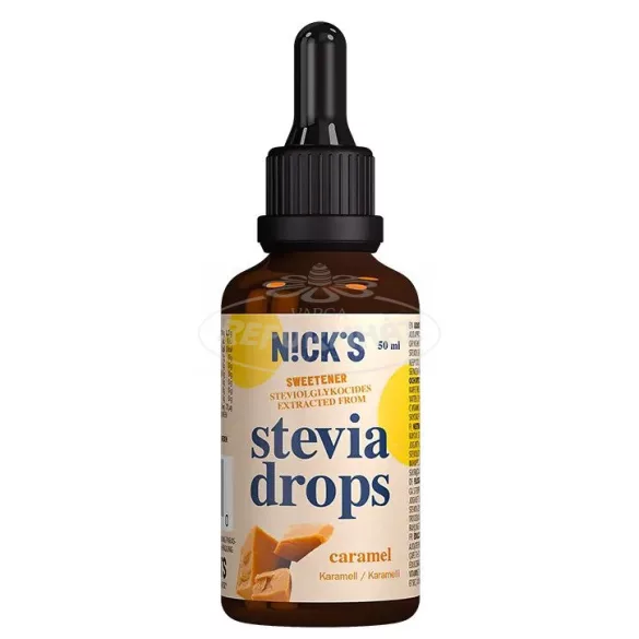 Nick's Stevia karamellás cseppek 50ml