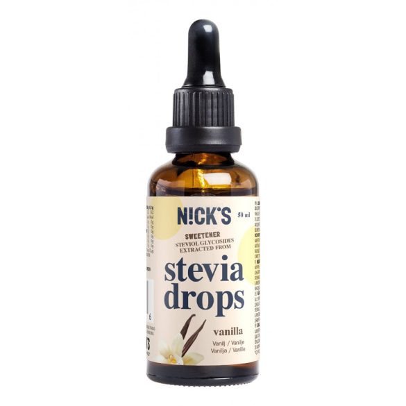 Nick's Stevia vaníliás cseppek 50ml