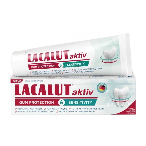 Lacalut aktív gum protection és sensitivity fogkrém 75ml