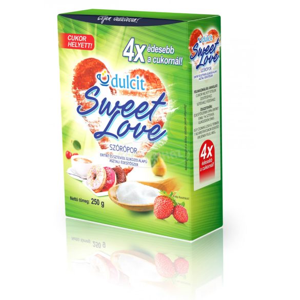 Dulcit Sweet Love szórópor stevia és eritritol 250g
