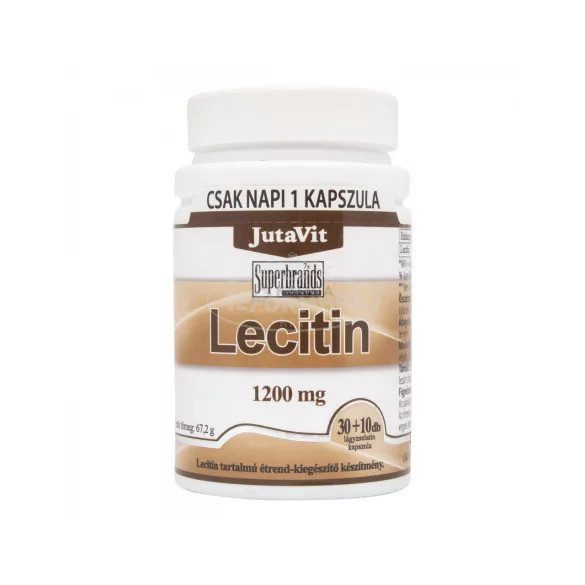 Jutavit Lecitin 1200mg lágyzselatin kapszula 40x