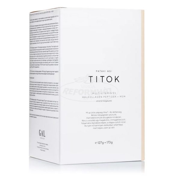GAL TITOK Multivitamin és Halkollagén + MSM italpor 30x