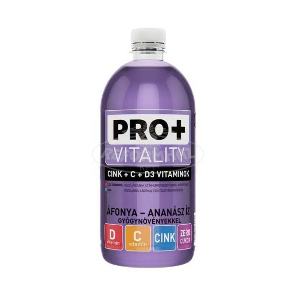 PRO+ Vitality áfonya-ananász idítőital 750ml