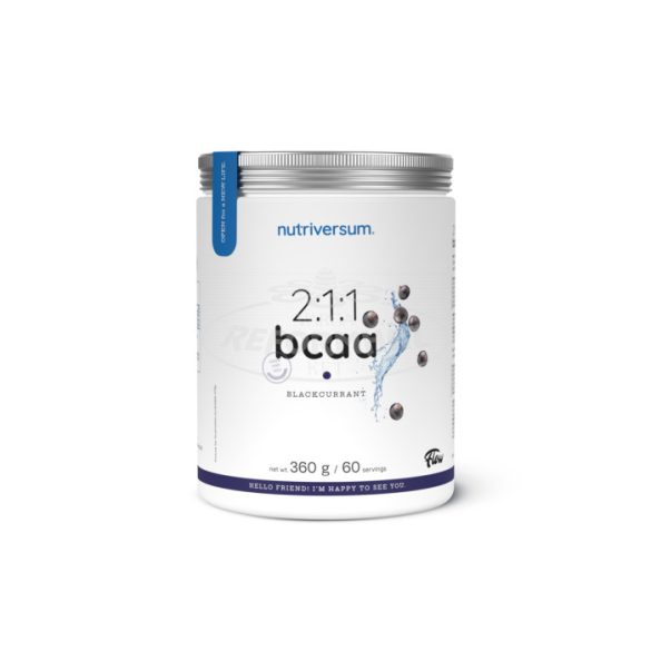 Nutriversum Flow 2:1:1 BCAA+GLUTA feketeribizli 360g