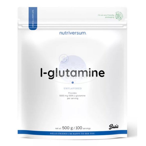 Nutriversum Basic 100% L-glutamine por 500g