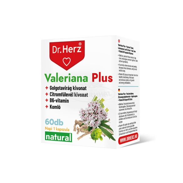 Dr Herz Valeriana plus kapszula 60x