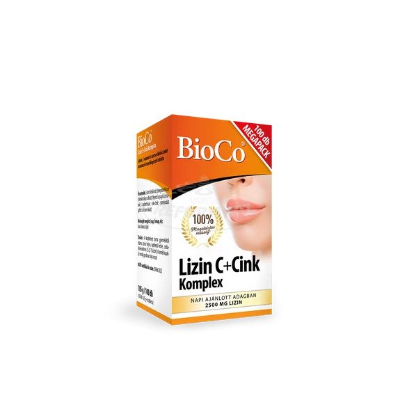 BioCo Lizin C+Cink Komplex MEGAPACK tabletta 100x