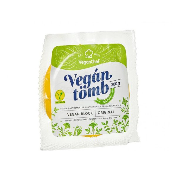 VeganChef Vegán tömb natúr 200g