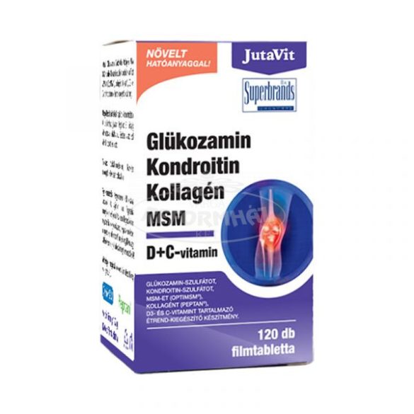 Jutavit Glükozamin+Kondroitin+Kollagén+MSM filmtabletta 120x