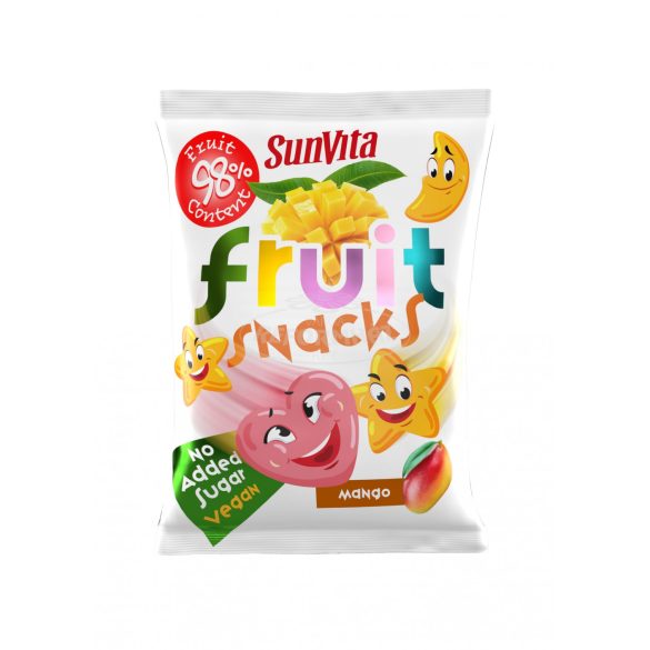 Sunvita Fruit Snacks mangó  Vegán 20g