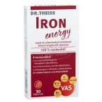   Dr Theiss Iron energy vasat+vitaminokat tartalmazó étrend-kiegészítő kapszula 30x