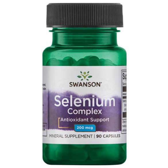Swanson Selenium Komplex 200mcg kapszula 90x