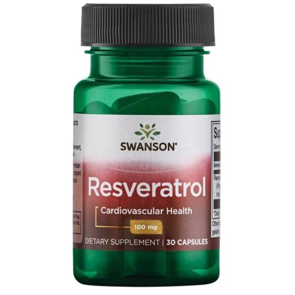 Swanson Resveratrol 100mg kapszula 30x