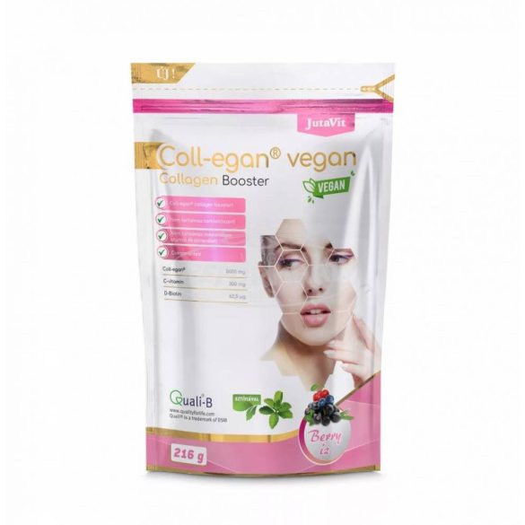 Jutavit Coll-Egan vegan Collagen por Berry ízű 216g