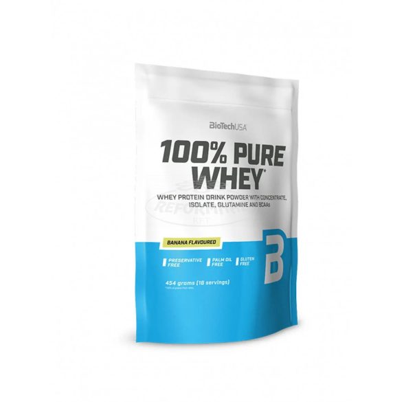 Biotech Usa 100% Pure Whey banán ízű 454g