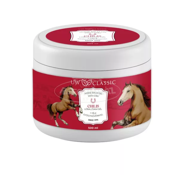 UW Classic lóbalzsam chilivel+7 gyógynövény 500ml