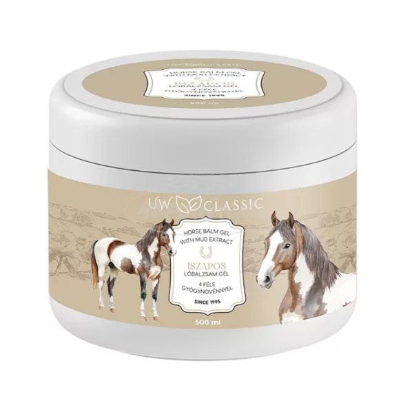 UW Classic lóbalzsam iszap kivonattal+4 gyógynövény 500ml