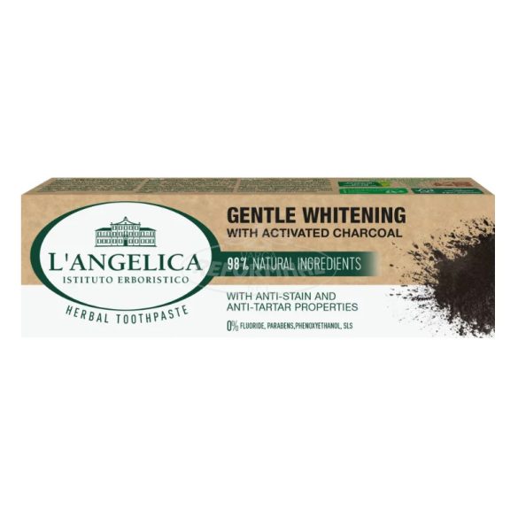 L'Angelica herbal fogkrém aktív szén fehérítő 75ml