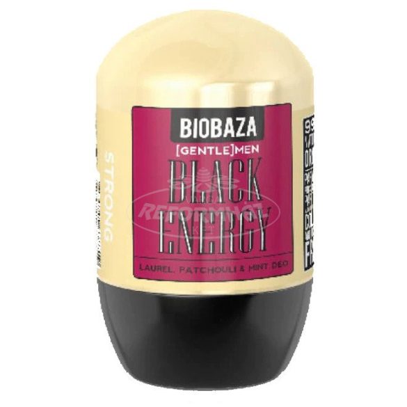 Biobaza Black Energy férfi dezodor roll-on 50ml