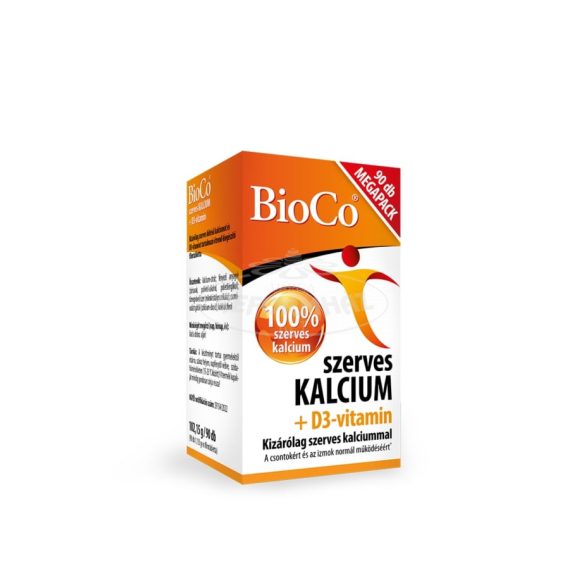 BioCo szerves Kalcium + D3-vitamin 90x