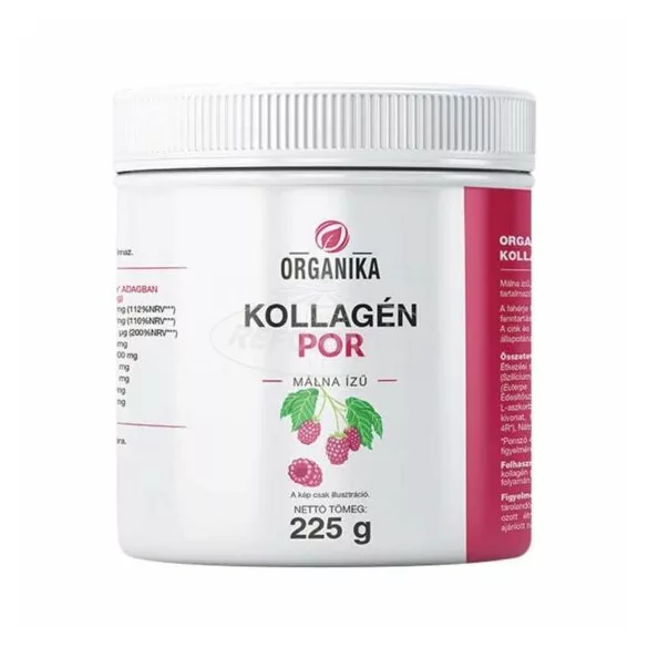 Organika Kollagén italpor málnás 225g
