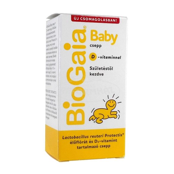 BioGaia Baby csepp D-vitaminnal születéstől kezdve 5ml