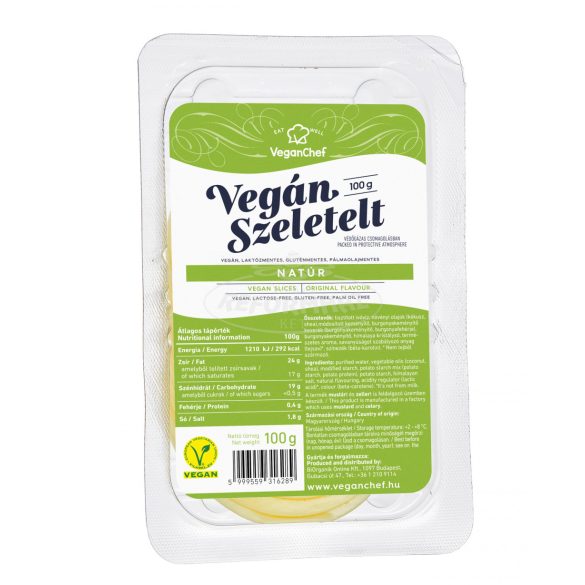 VeganChef vegán szeletelt natúr 100g
