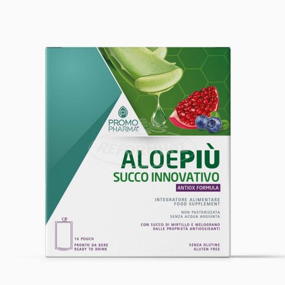 PromoPharma AloePiú Antioxidáns áfonya,gránátalma 10x50 10x