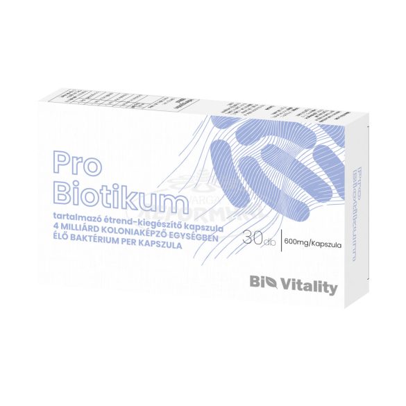 Bio Vitality Pro Biotikum kapszula 30x