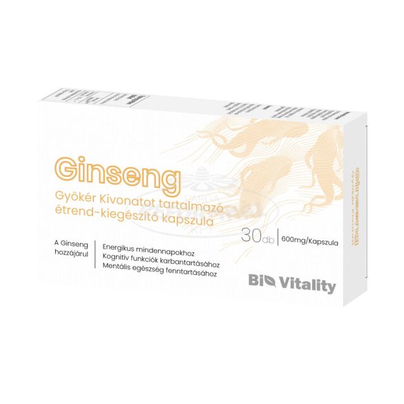 Bio Vitality Ginseng gyökér kapszula 30x