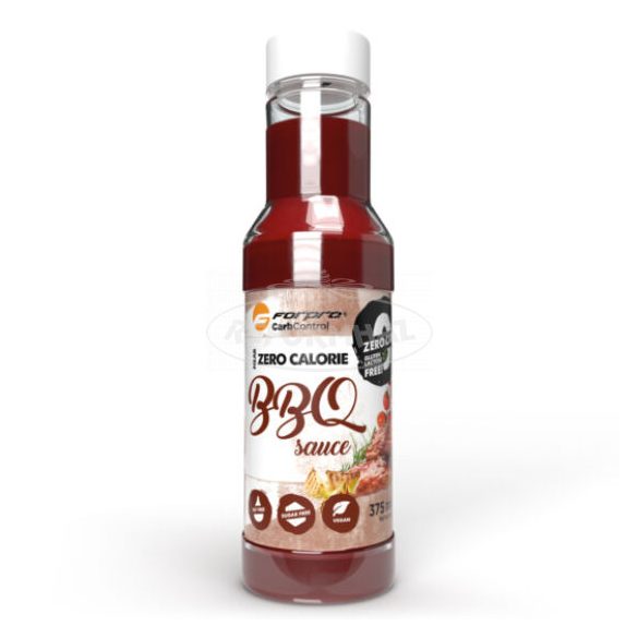 Forpro Near zero calorie sauce BBQ édesítőszerrel 375ml