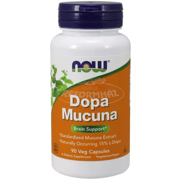 Now Dopa Mucuna capsula  dopamin 90x