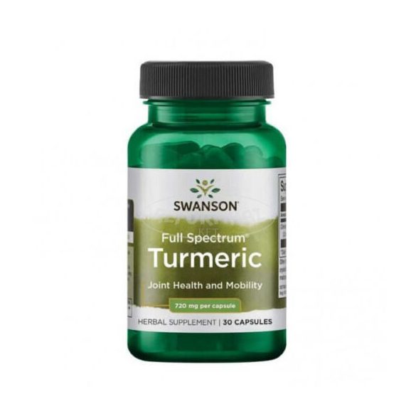 Swanson Turmeric [kurkuma] kapszula 720mg 100x