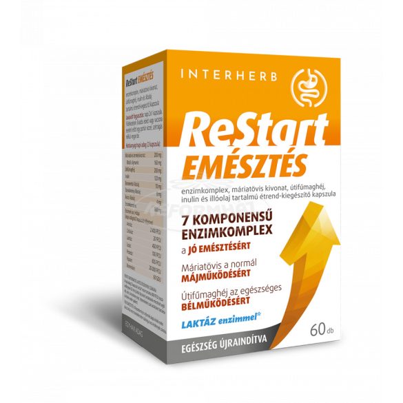 Interherb ReStart Emésztés kapszula 60x