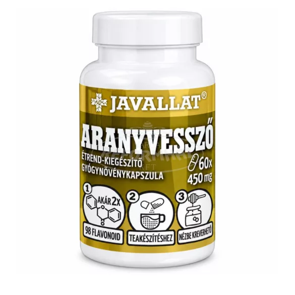 Javallat Aranyvessző herba kapszula 60x