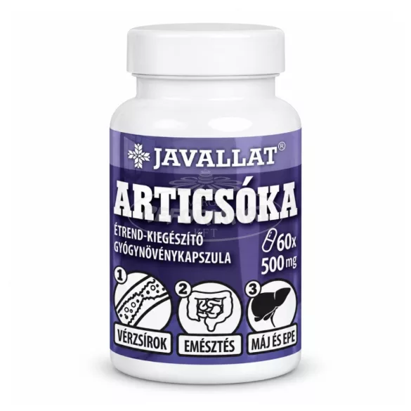 Javallat articsóka levél kapszula 60x