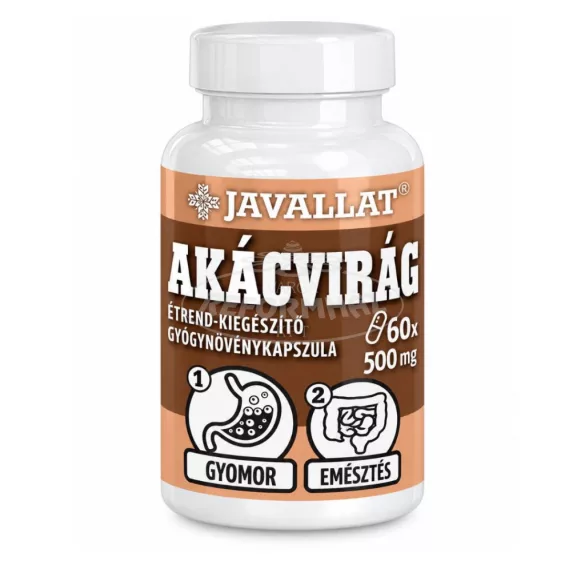 Javallat akácvirág kapszula 60x
