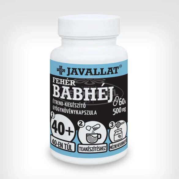 Javallat fehér babhéj kapszula 60x