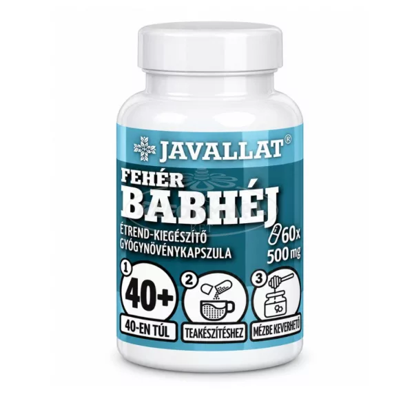 Javallat fehér babhéj kapszula 60x