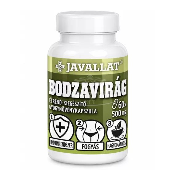 Javallat bodza virág kapszula 60x