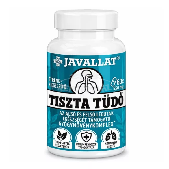 Javallat komplex tiszta tüdő kapszula 60x