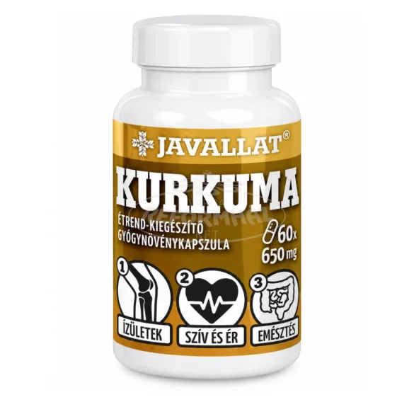 Javallat kurkuma kapszula 60x
