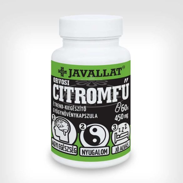 Javallat orvosi citromfű levél kapszula 60x