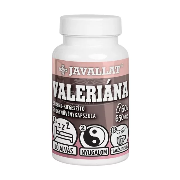 Javallat valeriána gyökér kapszula 60x