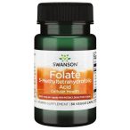 Swanson Folate 5-metil-tetrahidrofolát kapszula 800mcg 30x