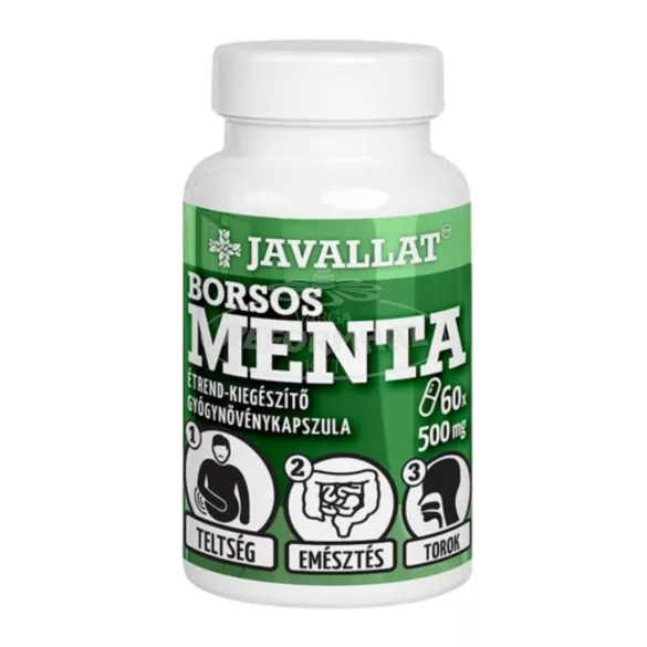 Javallat borsos menta kapszula 60x
