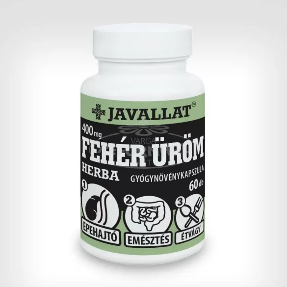 Javallat fehér üröm herba kapszula 60x 60x