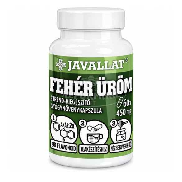 Javallat fehér üröm herba kapszula 60x 60x