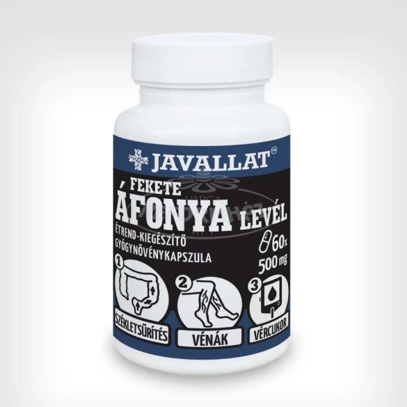 Javallat feketeáfonya levél kapszula 60x